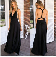 Load image into Gallery viewer, 2020 Summer Sexy Women Maxi Club Dress Bandage Long Party Multiway Swing Dress Convertible Infinity Robe Bridesmaids Boho Dress