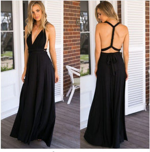 2020 Summer Sexy Women Maxi Club Dress Bandage Long Party Multiway Swing Dress Convertible Infinity Robe Bridesmaids Boho Dress