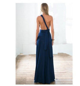 2020 Summer Sexy Women Maxi Club Dress Bandage Long Party Multiway Swing Dress Convertible Infinity Robe Bridesmaids Boho Dress