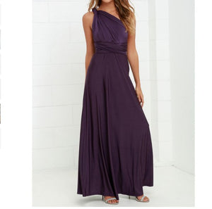 2020 Summer Sexy Women Maxi Club Dress Bandage Long Party Multiway Swing Dress Convertible Infinity Robe Bridesmaids Boho Dress